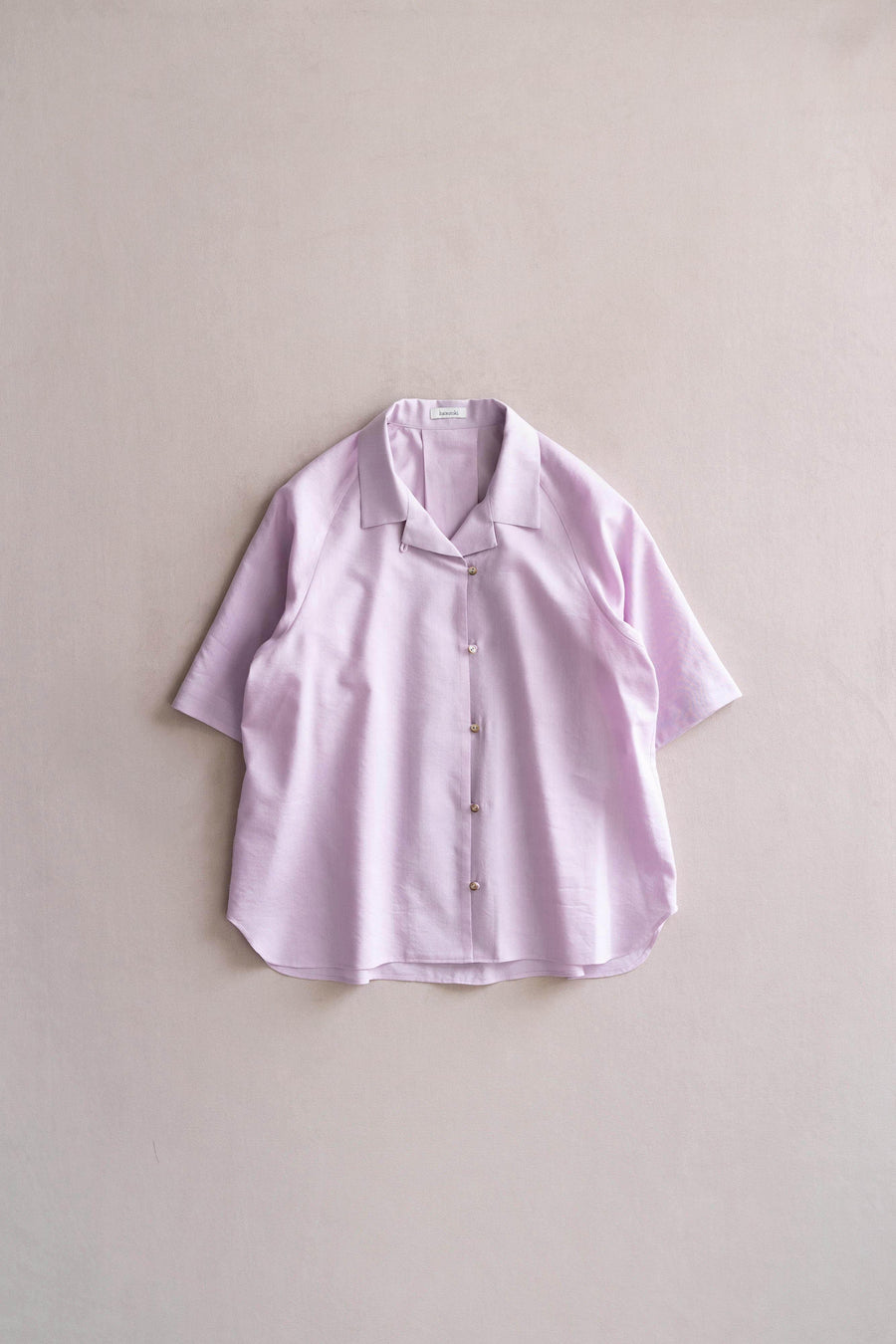 incense オープンカラーシャツ(ラベンダー) - hatsutoki ONLINE STORE